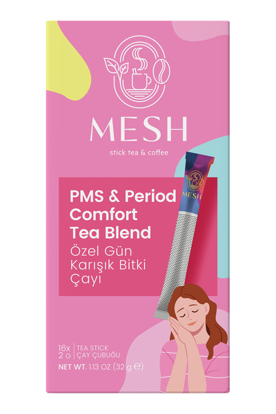 Mesh Stick Regl Dönemine Özel Çay Özel Gün Pms Bitki Çayı 16'lı