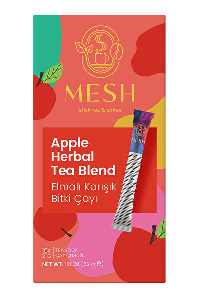 Mesh Stick Elma Çayı Meyve Çayı 16'lı