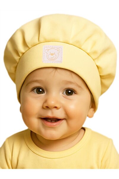 Civil Baby Baby Chef Beret Newborn Yellow