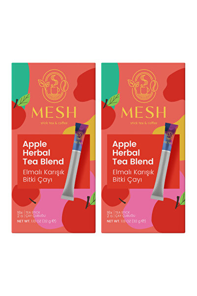 Mesh Stick Elma Bitki Çayı 2 Paket Birarada