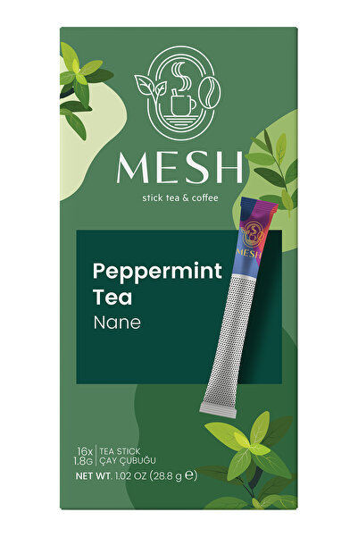 Mesh Stick Nane Bitki Çayı – Sindirim Rahatlatıcı, Ferahlatıcı,doğal, Şeker Ilavesiz, Katkısız 16'lı
