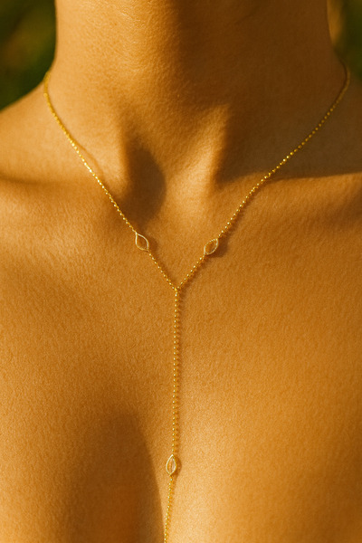 ATLASAKSESUARR Zarif Y Çelik Kolye