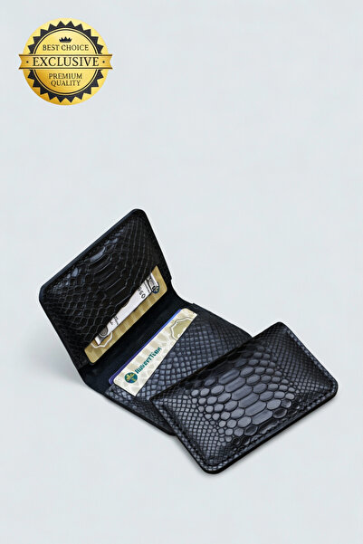 luvo Χειροποίητο πορτοφόλι από γνήσιο δέρμα με θήκη για κάρτες, ιταλική ραφή,...