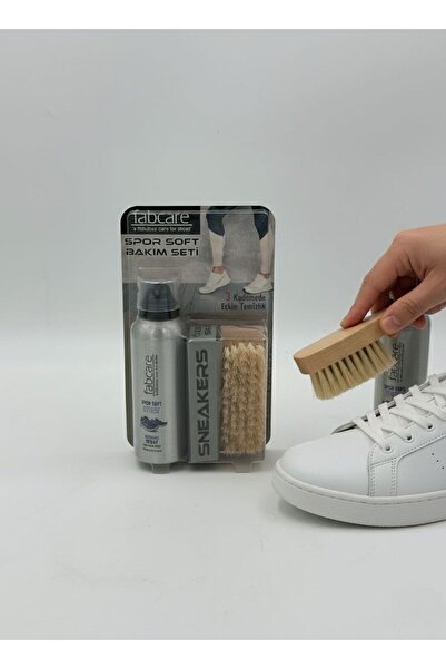 Fabcare Soft & Spor Ayakkabı Bakım Seti - (125 ml Sprey + Fırça)