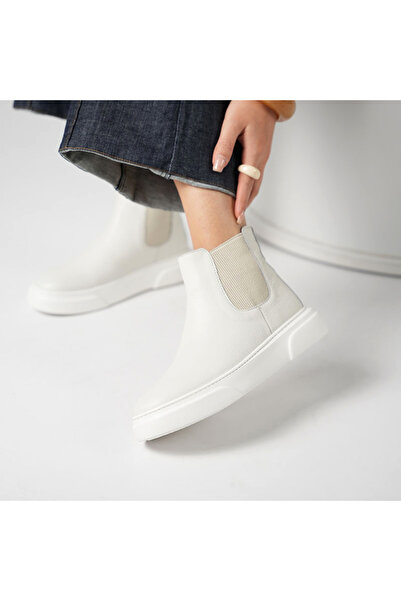 Ametist حذاء تشيلسي نسائي من الجلد الطبيعي من فايفور إكرو – نعل خفيف من الإيف...