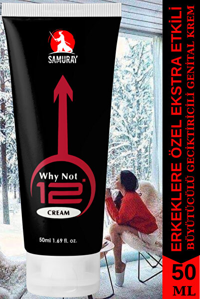 SAMURAY Avrupa'dan İthal Penis Büyütücülü Geciktiricili Krem