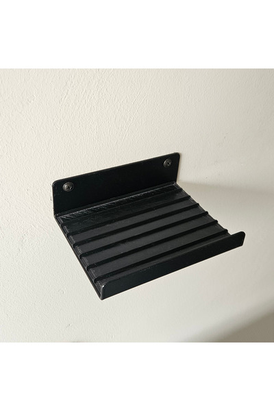 KİOfisi Çelik Plak Rafı - Plak Düzenleyici - Metal Plak Standı - Plak Duvar Standı - Plak Rafı - Plak Tutucu