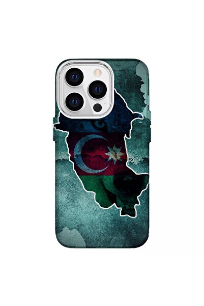 Turkuaz iPhone 14 Pro Max Compatible Azerbaijan Designed Luxury Silicone Case
