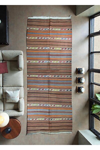 El Dokuma Konya Kilim 150x394 cm