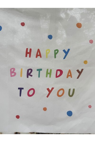 Kukuletaparty "Happy Birthday" Renkli Puantiyeli Banner