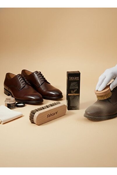 Fabcare Doğal At Kılı Ayakkabı Temizleme Fırçası (Küçük Boy) 13,5cm