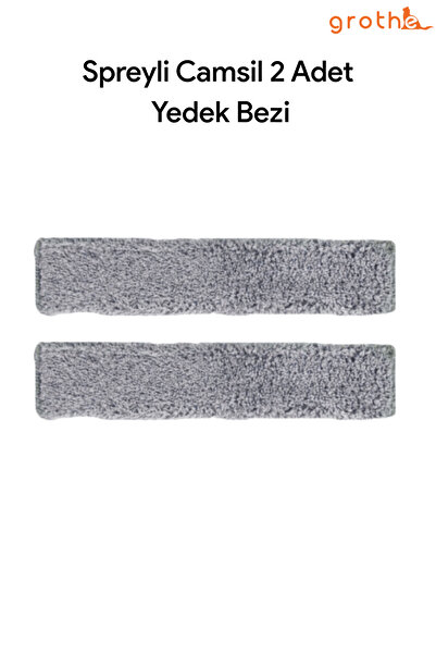 Grothe Spreyli Camsil Yedek Bez - 2 Adet - Spreyli Çekpas Su Hazneli Silikonl...
