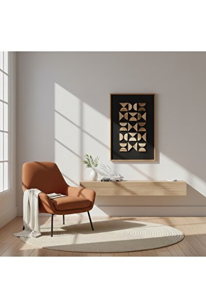 DEC4 لوحة جدارية خشبية بتصميم فريد من نوعه