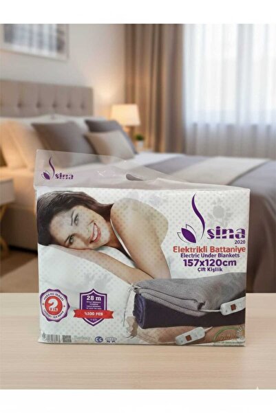 Sina 157x120 Çift Kişilik Elektrikli Battaniye