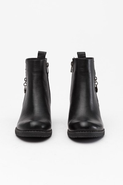 OBEN AYAKKABI 100% Genuine Leather Black Women's Boots