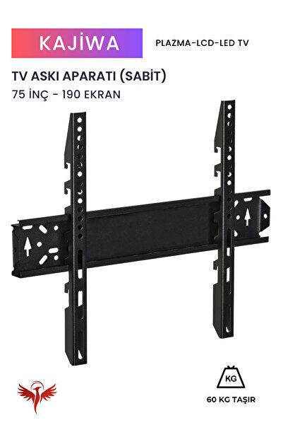 KAJİWA 75 İNÇ ASKI APARATI (190 EKRAN) Tüm Marka ve modellerle uyumludur.