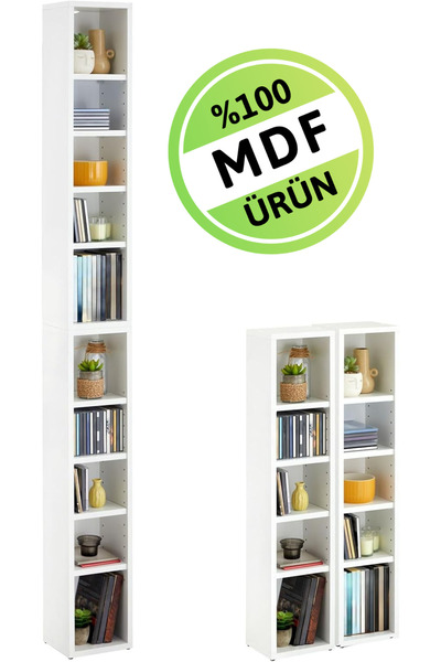 ENG AHŞAP Çok Amaçlı Raf Kitaplık Ayarlanabilir Duvar Rafı Ofis Mutfak Banyo Dolabı