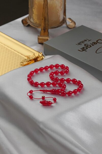 dergah tesbih Master Muhammet Tacir Systematic Design Beyzi Model Fire-I Crimped Amber Prayer Beads