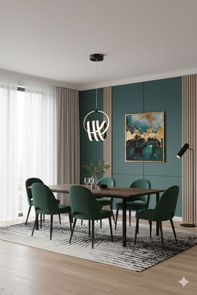 Genel Markalar SOFYA TEKLİ LED AVİZE SİYAH