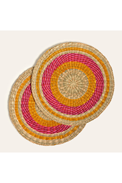 Zsa Zsa Zsu Tam Dao Deniz Çayırı Amerikan Servis 38 Cm Fuşya - Sarı