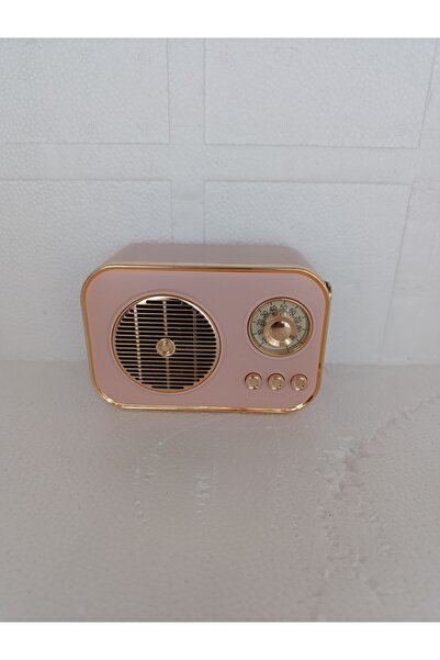 AXWER Nostaljik Radio Parlak Kaplama Bluetooth Bağlantılı Hoparlör