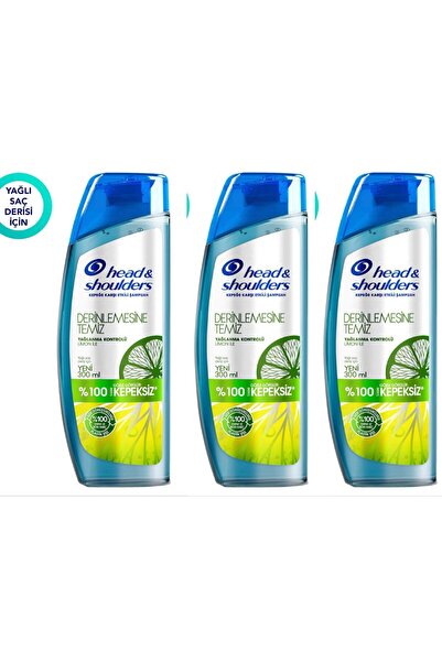Head & Shoulders Derinlemesine Temiz Yağlanma Kontrolü X 3 Adet