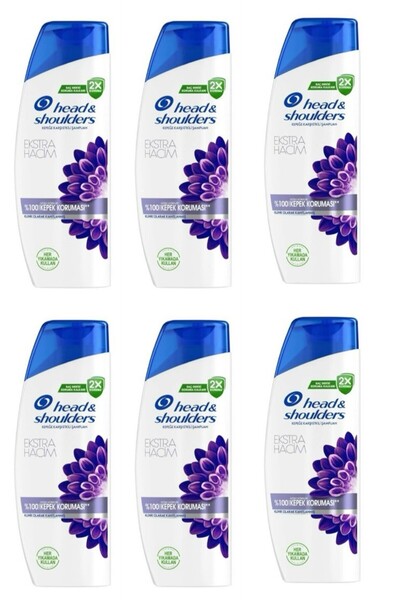 Head & Shoulders 6 Adet Ekstra Hacim Şampuan