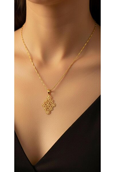 kuyumcu nurettin 4.20 gr (gram) füzyon kolye 22 ayar altın