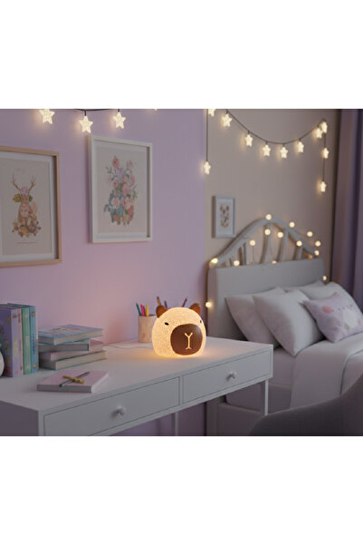 Livava Capybara Işık Saçan Silikon Gece Lambası, 13x12