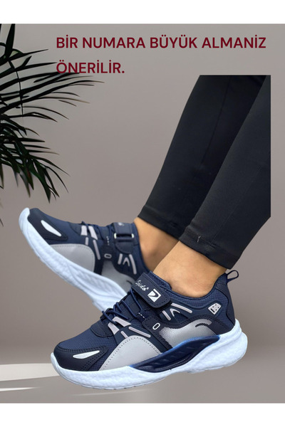 FREE MARKA Günlük Çocuk Unisex Bağcıklı Sneaker Spor Ayakkabı