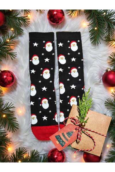 DivaViva Yılbaşı Temalı Unisex Çorap – Desenli Özel Tasarım (Hediye Paketli)