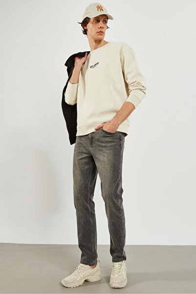 VENA Men's Kalimnos Anthracite Comfort Fit Jean Trousers - Anthracite