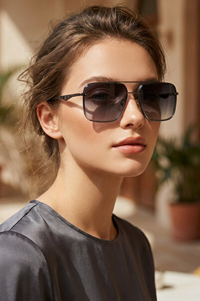 Kapin Luina Metal Tasarım Güneş Gözlüğü - Füme