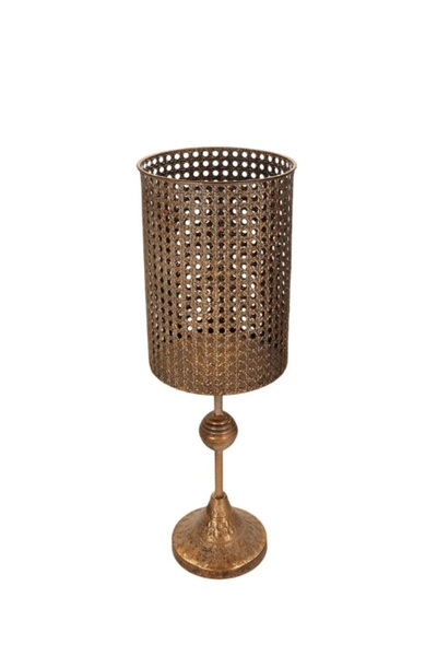 Porland Noor Altın Rengi Mumluk 52cm