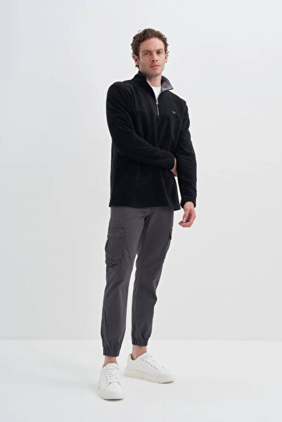 Cazador Yarım Balıkçı Yaka Kalın Polar Regular Fit Sweatshirt