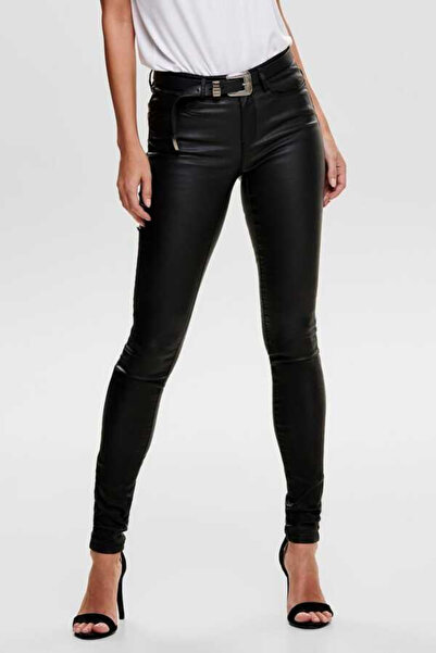 ONLY Onlanne K Mı Waıst Coated Pnt Noos Kanvas Pantolon 15151791