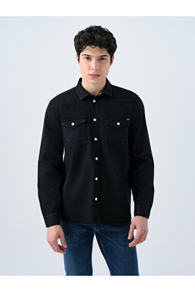 Loft Black Men's Shirt Lf2035732