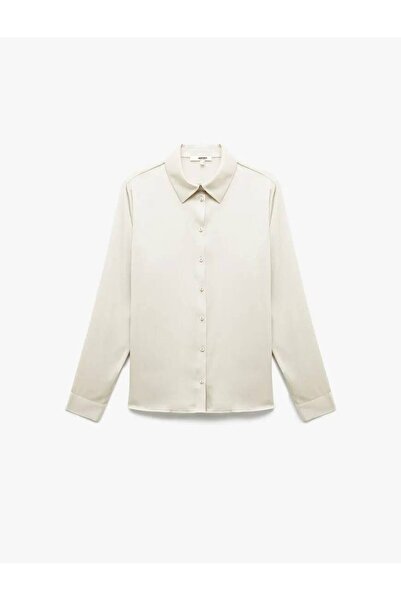 Koton Women's Uuzn Sleeve Shirt 6Wak60012Uw