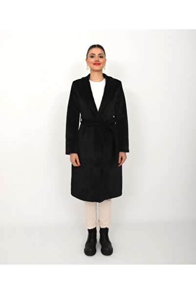 trender Black Women's Coat 3403