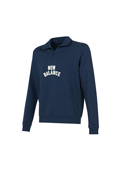 New Balance Hanorac pentru bărbați MNC3524 bleumarin