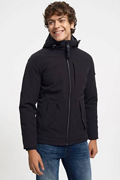 Loft Regular Fit Siyah Erkek Mont Lf2030155