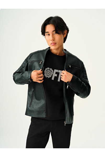 Loft Men's Leather Coat Lf2033245