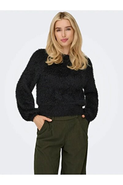 ONLY Onllulu Ls Rib Short O-Neck Cc Knt Women's Sweater 15350650