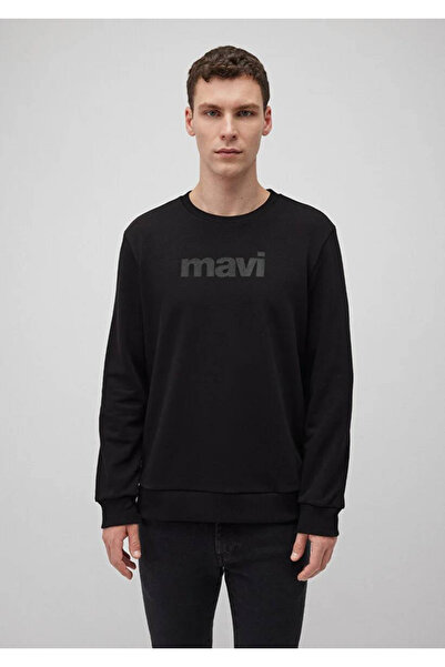 Mavi سويت شيرت رجالي أسود M066303-900