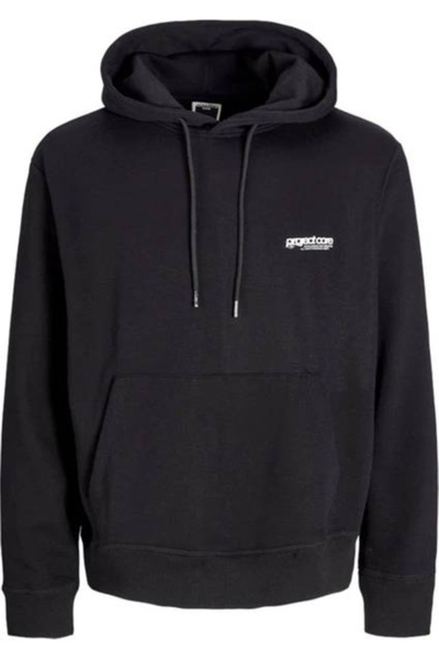 Jack & Jones Erkek Gögüs ve Sirt Baskili Kapüsonlu Sweatshirt - Union