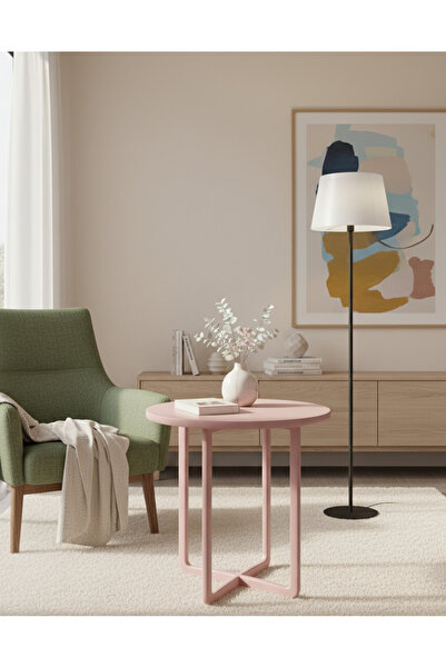 sanArt furniture Modern Minimalist Yuvarlak Yan Sehpa