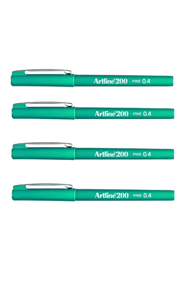 artline قلم كتابة فاخر ARTLINE 200N أخضر (4 قطع)
