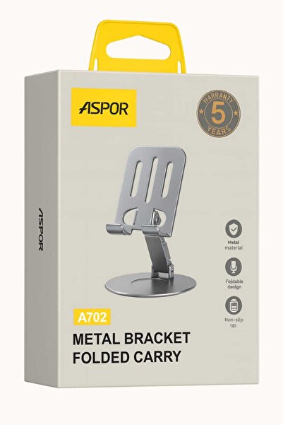 Aspor A702 Metal Phone Holder – A luxurious design that combines elegance wit...
