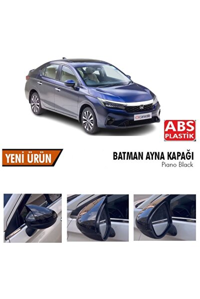 beyaztuning Honda City Yarasa Ayna Kapağı Batman Parlak Siyah Piano Black