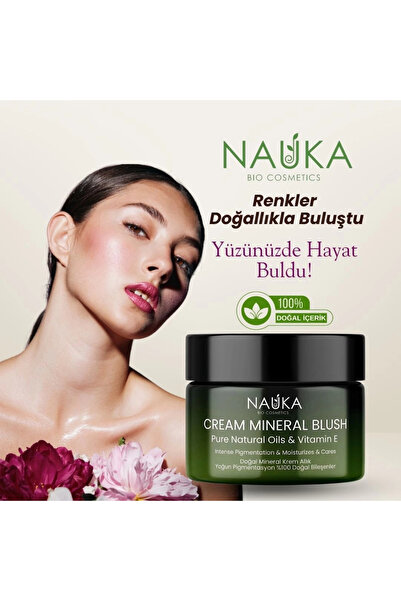 nauka CREAM MINERAL BLUSH PINK